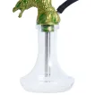 2x2 Hookah - Dragon Born (Gold & Green)