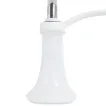 Embery Hookah - Mini Mono 2.0 Silver Orchid (White & Silver)