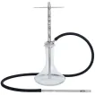Trumpet Hookah - Moar Steel (Silver)