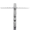Trumpet Hookah - Moar Steel (Silver)