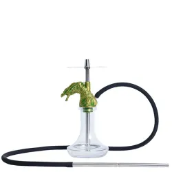2x2 Hookah - Dragon Born (Gold & Green)