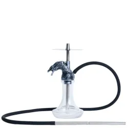 2x2 Hookah - Dragon Born (Silver & Black)