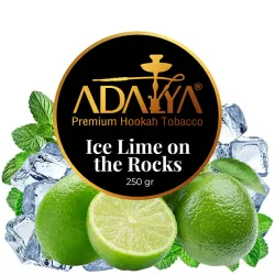 Adalya Hookah Tobacco - Ice Lime on the Rocks (Lime, Ice & Mint) 250 gr