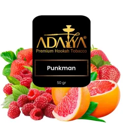 Adalya Hookah Tobacco - Punk Man (Grapefruit, Strawberry & Raspberry) 50 gr