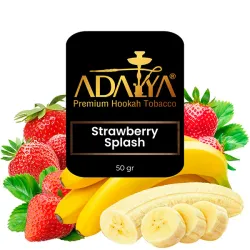 Adalya Hookah Tobacco - Strawberry Splash (Banana & Strawberry) 50 gr