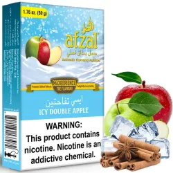 Afzal Hookah Tobacco - Icy Double Apple (Anise, Cinnamon, Apples & Ice) 50 gr