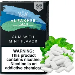 Al Fakher Hookah Tobacco - Gum with Mint 50 gr