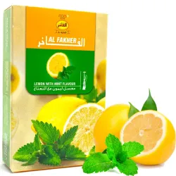 Al Fakher Hookah Tobacco - Lemon with Mint 50 gr