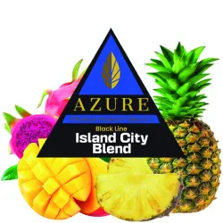 Azure Hookah Tobacco Black Line - Island City Blend (Dragon Fruit, Mango & Pineapple) 100 gr
