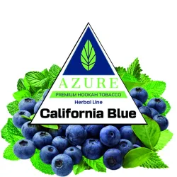 Azure Hookah Tobacco Herbal Line - California Blue (Blueberry & Mint) 100 gr
