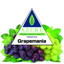 Azure Hookah Tobacco Herbal Line - Grapemania (Mint & Grape ) 100 gr