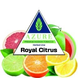 Azure Hookah Tobacco Herbal Line - Royal Citrus (Grapefruit, Lime, Lemon, Pomelo & Orange) 100 gr