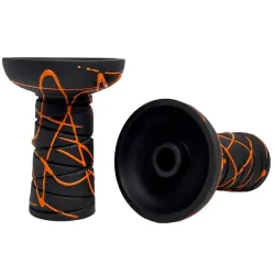 Clay Hookah Bowl Gusto - Classic Phunnel (Orange)