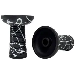 Clay Hookah Bowl Gusto - Classic Phunnel (White)