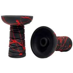 Clay Hookah Bowl Gusto - Classic Phunnel (Red)