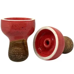 Clay Hookah Bowl Karma - Turka Fanel (Red)