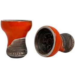 Clay Hookah Bowl Karma - Turka Mini (Orange)