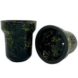 Clay Hookah Bowl Solaris Classic - Adam (Yellow)