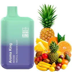 Disposable Pod Aroma King 5500 Puffs - Tropical Rainbow Blast