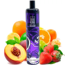 Disposable Pod Aroma King Dark Night 5000 Puffs - Strawberry Peach Citrus