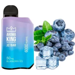 Disposable Pod Aroma King Jetbar 6000 Puffs - Blueberry Ice
