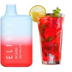 Disposable Pod Elf ​​Bar BC 4000 Puffs - Red Mojito