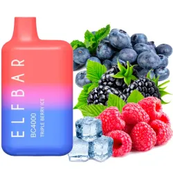Disposable Pod Elf ​​Bar BC 4000 Puffs - Triple Berry Ice