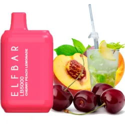 Disposable Pod Elf ​​Bar LB 5000 Puffs - Cherry Peach Lemonade