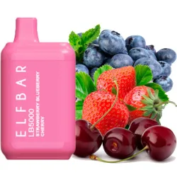 Disposable Pod Elf ​​Bar LB 5000 Puffs - Strawberry Blueberry Cherry