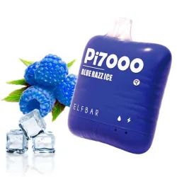 Disposable Pod Elf ​​Bar Pi 7000 Puffs - Blue Razz Ice