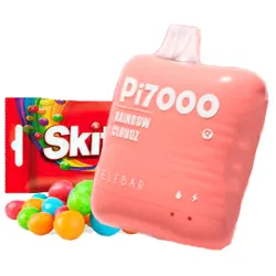 Disposable Pod Elf ​​Bar Pi 7000 Puffs - Rainbow Cloudz