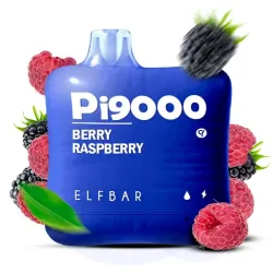 Disposable Pod Elf ​​Bar Pi 9000 Puffs - Berry Raspberry