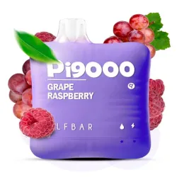 Disposable Pod Elf ​​Bar Pi 9000 Puffs - Grape Raspberry