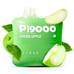 Disposable Pod Elf ​​Bar Pi 9000 Puffs - Green Apple