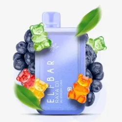 Disposable Pod Elf ​​Bar Raya D1 13000 Puffs - Blueberry Gami
