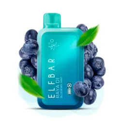 Disposable Pod Elf ​​Bar Raya D1 13000 Puffs - Blueberry Mint