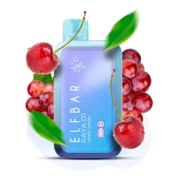Disposable Pod Elf ​​Bar Raya D1 13000 Puffs - Grape Cherry