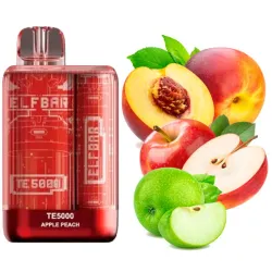Disposable Pod Elf ​​Bar TE 5000 Puffs - Apple Peach