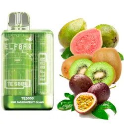 Disposable Pod Elf ​​Bar TE 5000 Puffs - Kiwi Passion Fruit Guava