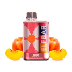 Disposable Pod Elf ​​Bar TE 6000 Puffs - Juicy Peach
