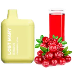 Disposable Pod Lost Mary BM 5000 Puffs - Cranberry Soda
