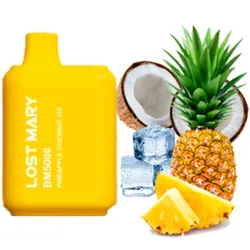 Disposable Pod Lost Mary BM 5000 Puffs - Pineapple Coconut Ice