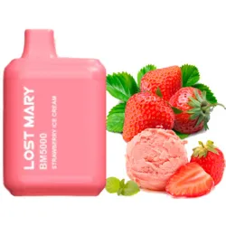 Disposable Pod Lost Mary BM 5000 Puffs - Strawberry Ice Cream