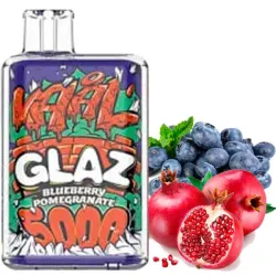 Disposable Pod VAAL Glaz 5000 Puffs - Blueberry Pomegranate