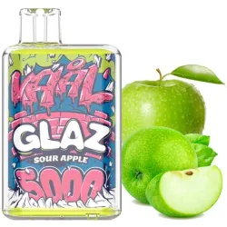 Disposable Pod VAAL Glaz 5000 Puffs - Sour Apple