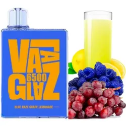 Disposable Pod VAAL Glaz 6500 Puffs - Blue Razz Grape Lemonade