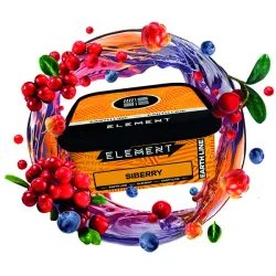 Element Tobacco Earth Line - Siberry (Cowberry, Cranberry, Cloudberry, Druberry & Blueberry) 200 gr