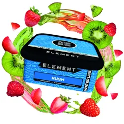 Element Tobacco Water Line - Rush (Kiwi, Strawberry & Raspberry) 200 gr