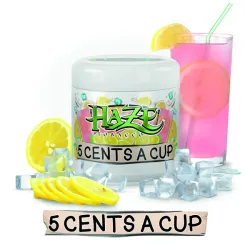 Haze Hookah Tobacco - 5 Cents A Cup (Raspberry, Lemon, Ice & Lemonade) 200 gr