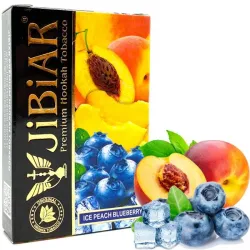 Jibiar Hookah Tobacco - Ice Peach Blueberry 50 gr